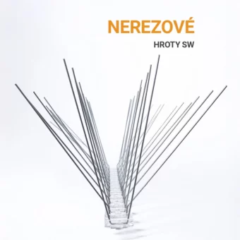 Nerezové hroty proti holubom SW4 Profi